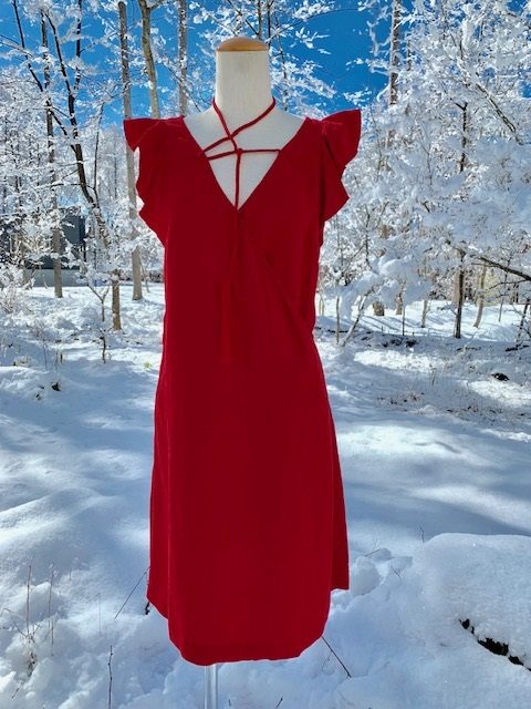 Red Dress Top winter